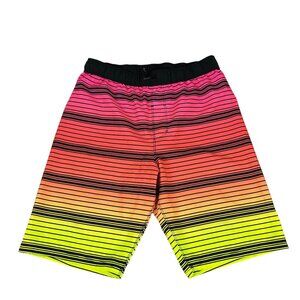Hurley Youth Boys' Striped Swim Trunks Board Shorts Size 14/16